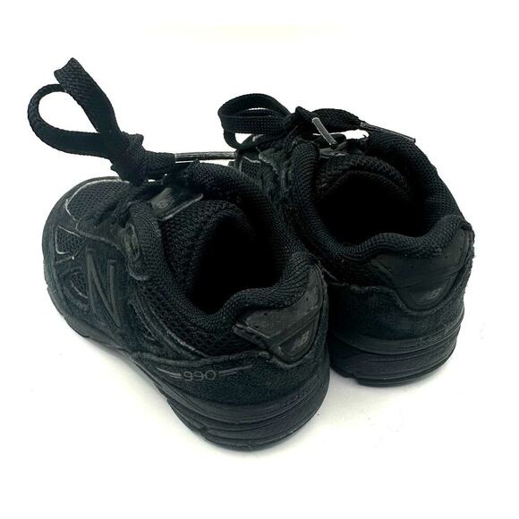 Rare 990 New Balance Size 4 (Toddler) Black Sneakers KJ990TBI, VGUC (SH-1015) - Picture 3 of 6
